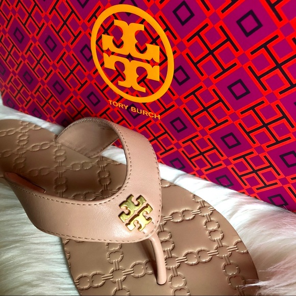 NEW: TORY BURCH Monroe Leather Sandals - Picture 5 of 6